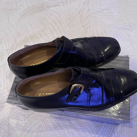 Vintage Romano Martegani Black Loafers NWT - Picture 8 of 11